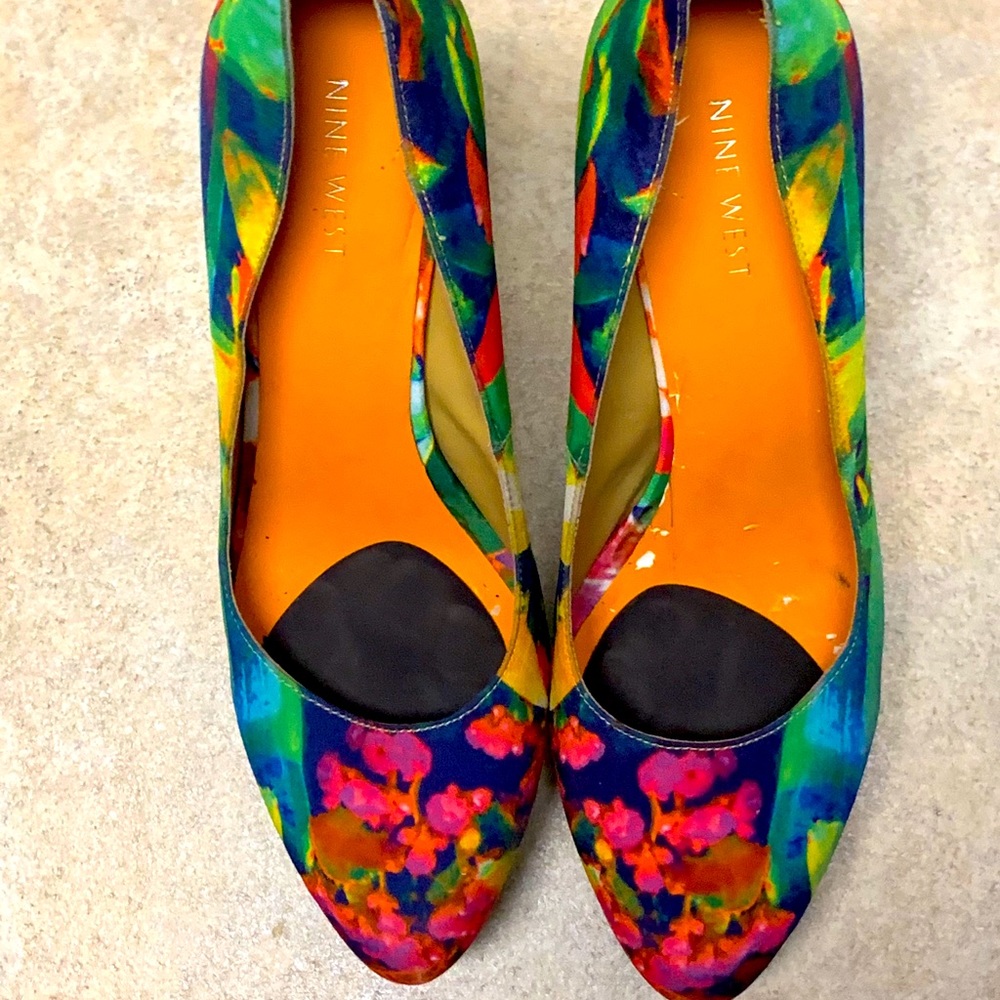 Nine West platform heels size 8.5